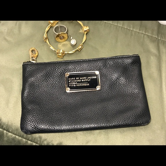 Marc By Marc Jacobs Handbags - Marc by Marc Jacobs Black Leather Pouch